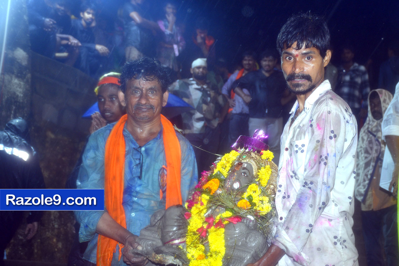 Razole Taluka Ganesh Nimajjanam